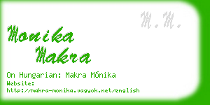 monika makra business card
