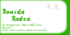 monika makra business card